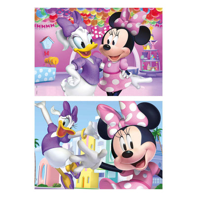Puzzle en bois Disney Minnie Mouse - 2x50pcs.