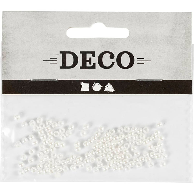 Perles de cire Creativ company, d 3 mm, diamètre du trou 0,7 mm, nacre, 150 pièces 1 boîte