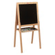 Craie et tableau blanc double face en bois Jeujura