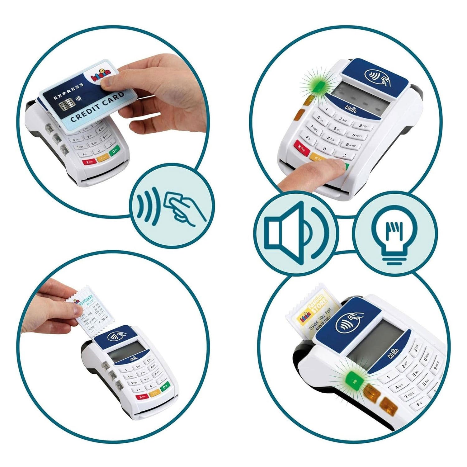 Petits jouets - ATM - avec carte de crédit - avec lumière et son