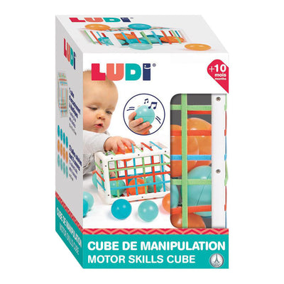 Ludi - cube d'activité - jouets moteurs - jouets sensoriels