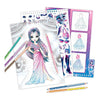 Carnet de croquis de mode du gala des stars de Nebulous Stars