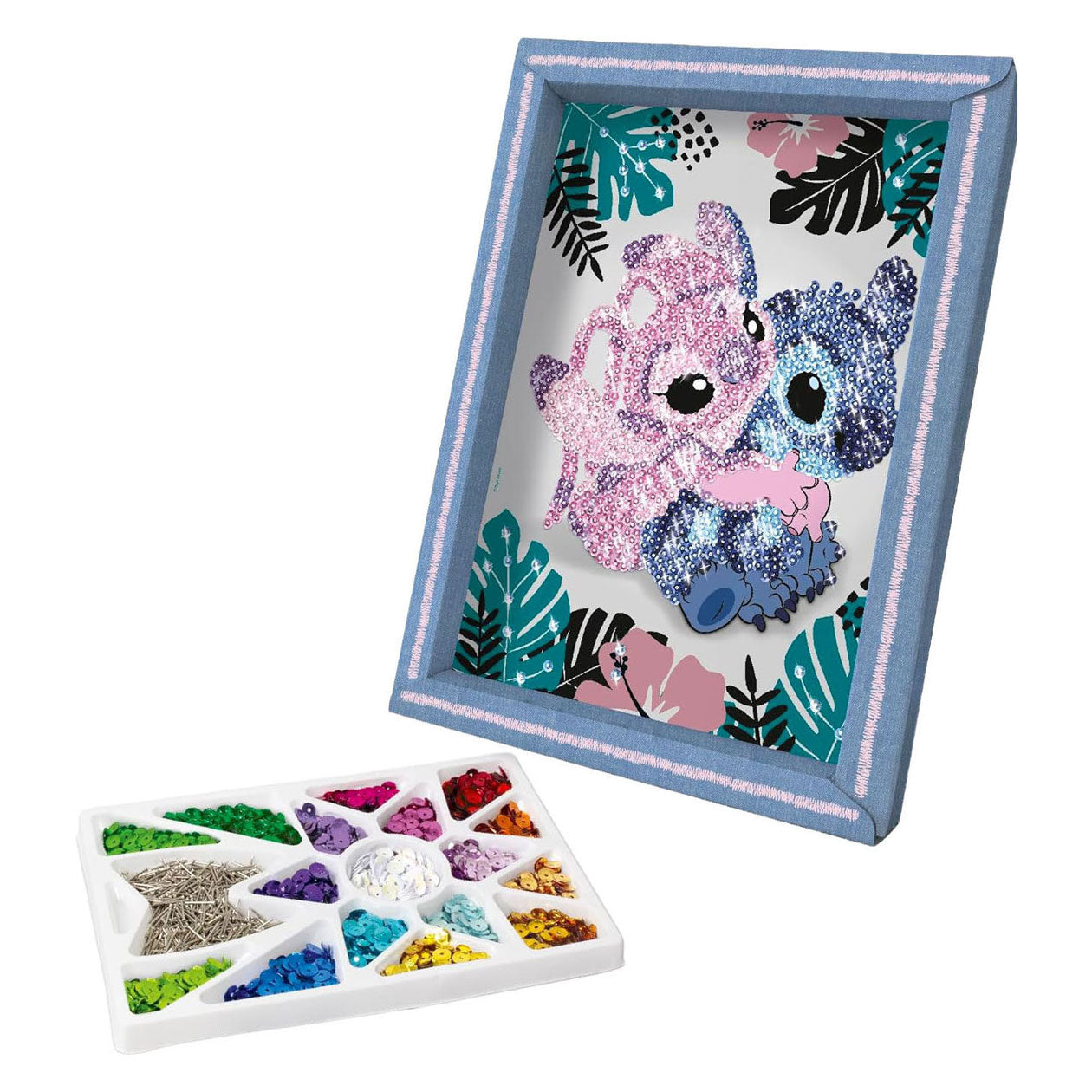 Collection paillettes - art de paillettes d'ange au point