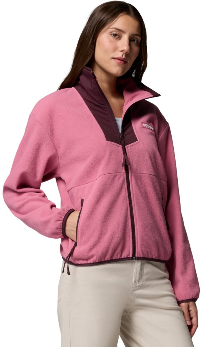 Pull extérieur femme polaire entièrement zippé Columbia sequoia grove™ - rosette, moonvista