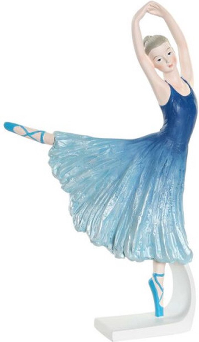 Figurines décoratives sans marque sans marque dkd home decor résine bleue (13 x 6 x 22,5 cm)