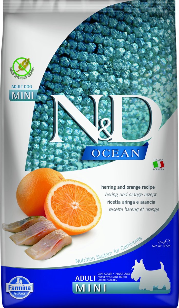 N d océan nourriture pour chien hareng petit large 2,5 kg