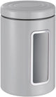 Conteneur de stockage Wesco classic line avec fenêtre | 2 litres | métal - gris | pot de stockage