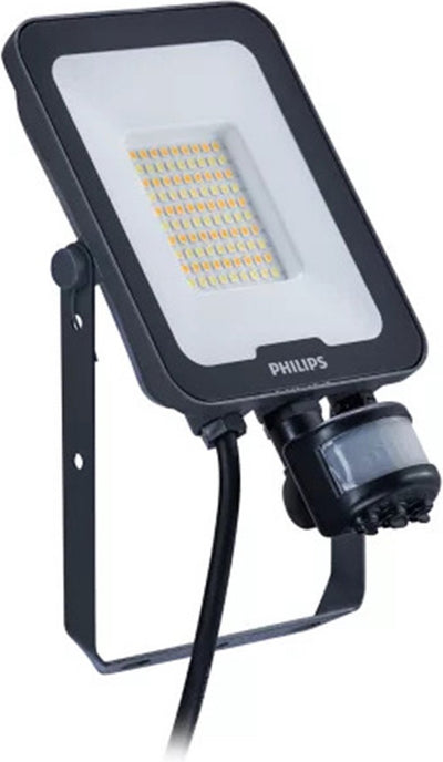 Philips led philips - projecteur led ledinaire bvp167 gris 30w 3600lm 40d - 830-840-865 | IP65 symétrique avec détecteur de mouvement