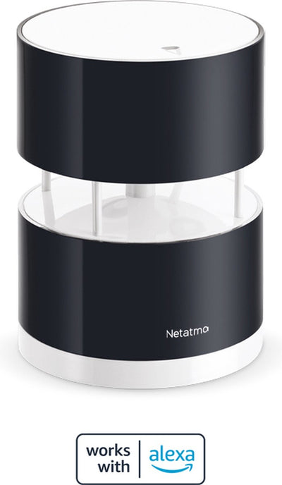 Anémomètre intelligent Netatmo - anémomètre sans fil - direction de la vitesse du vent - pour station météo intelligente - fonctionne avec Alexa