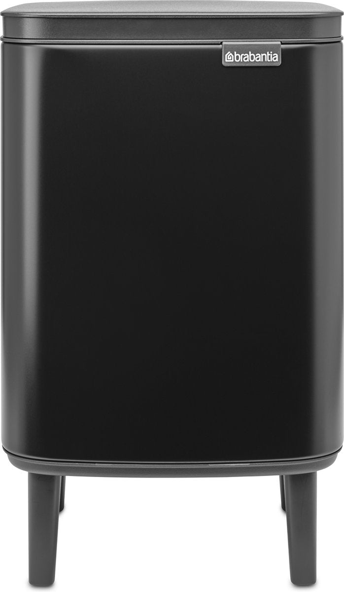 Brabantia bo hi poubelle - 7 litres - salle de bain - noir mat