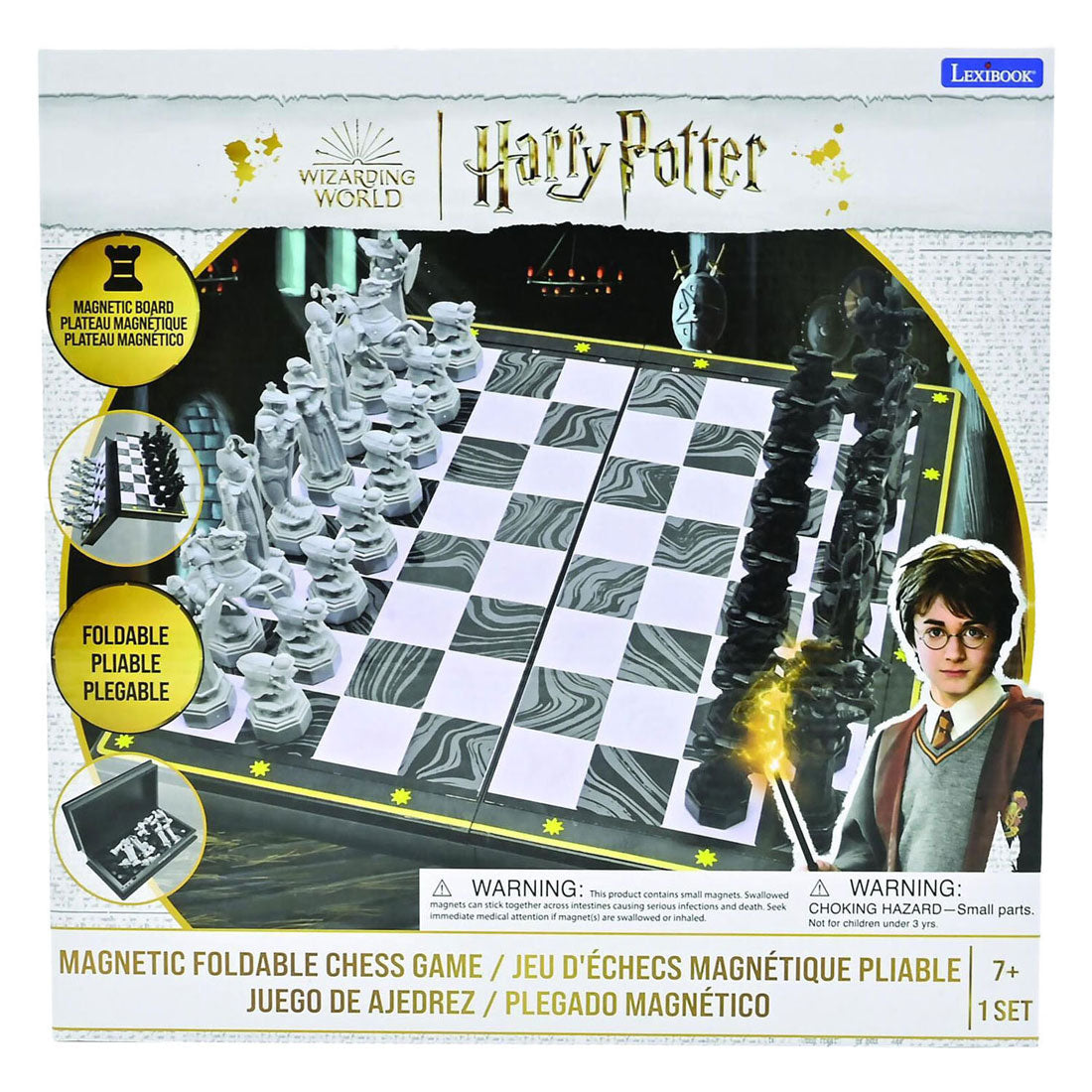 Lexibook Harry Potter jeu d'échecs pliable magnétique