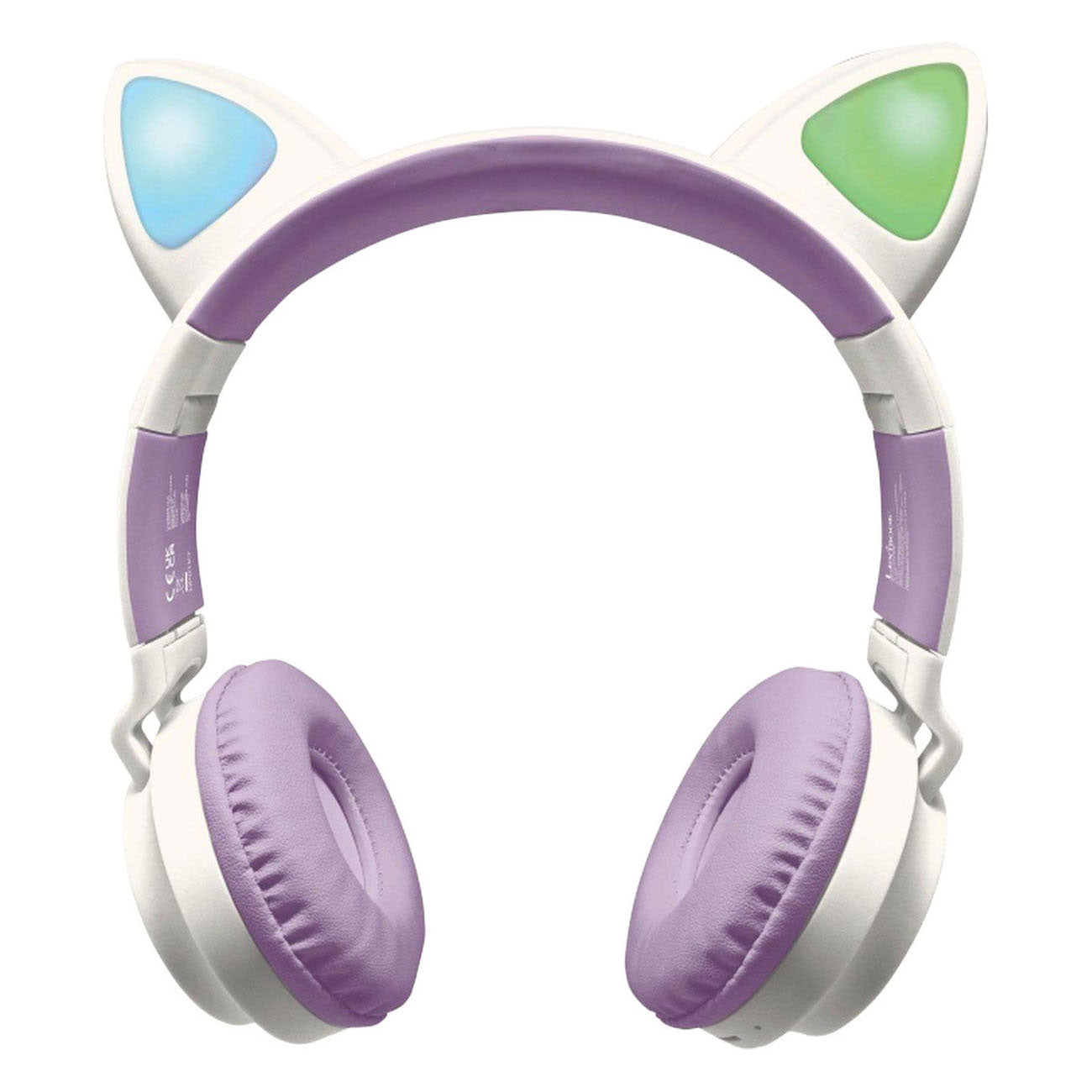 Écouteurs Bluetooth 2 en 1 avec oreilles de chat légères