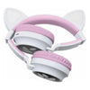 Écouteurs Bluetooth 2 en 1 avec oreilles de chat légères