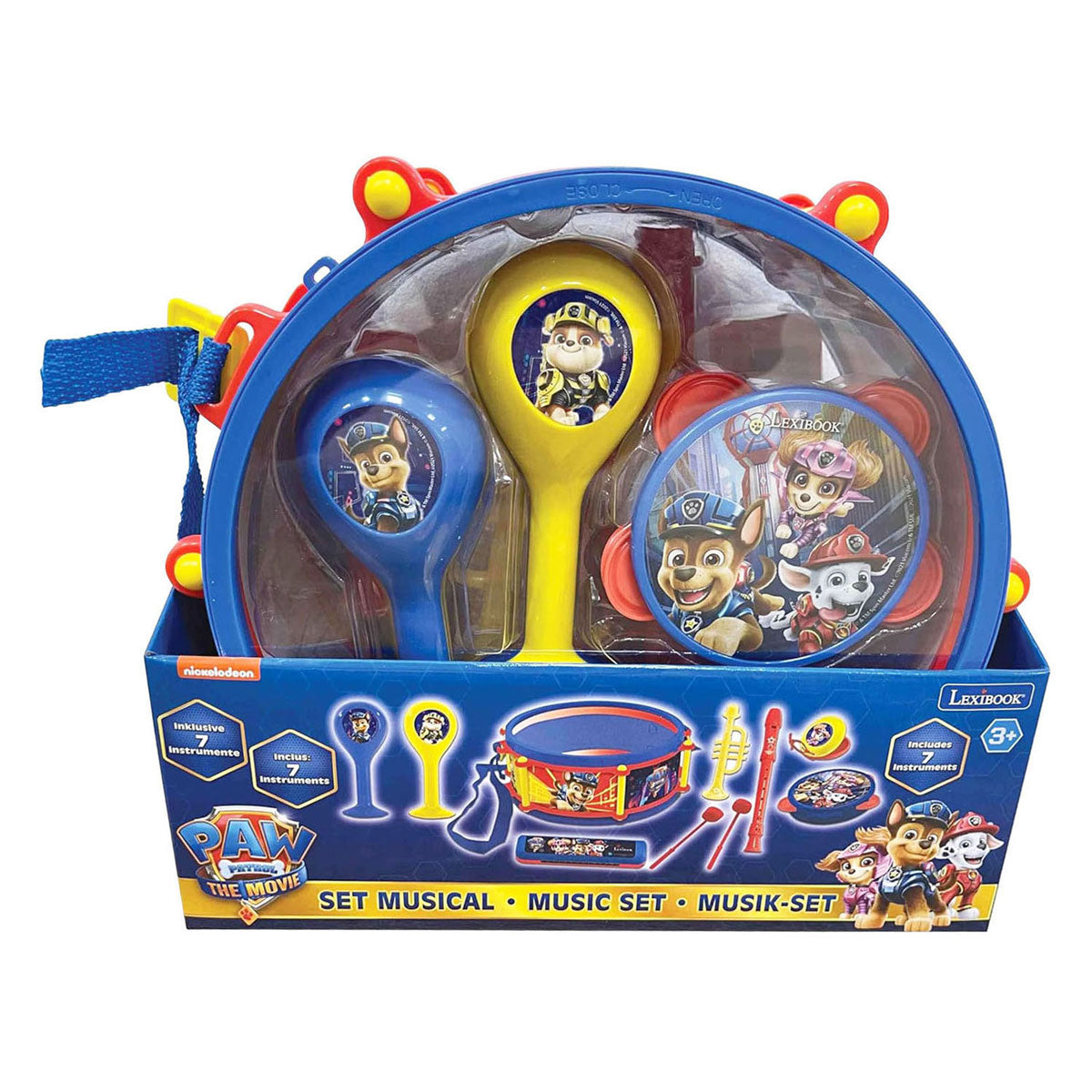 Ensemble musical Paw Patrol - 7 pièces.