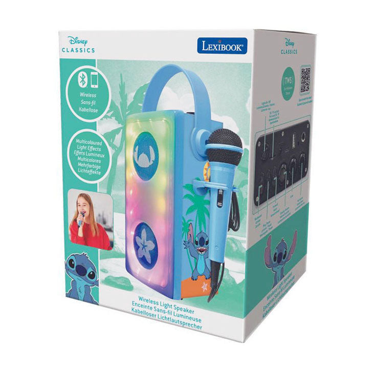 Haut-parleur Bluetooth éclairé Stitch avec microphone
