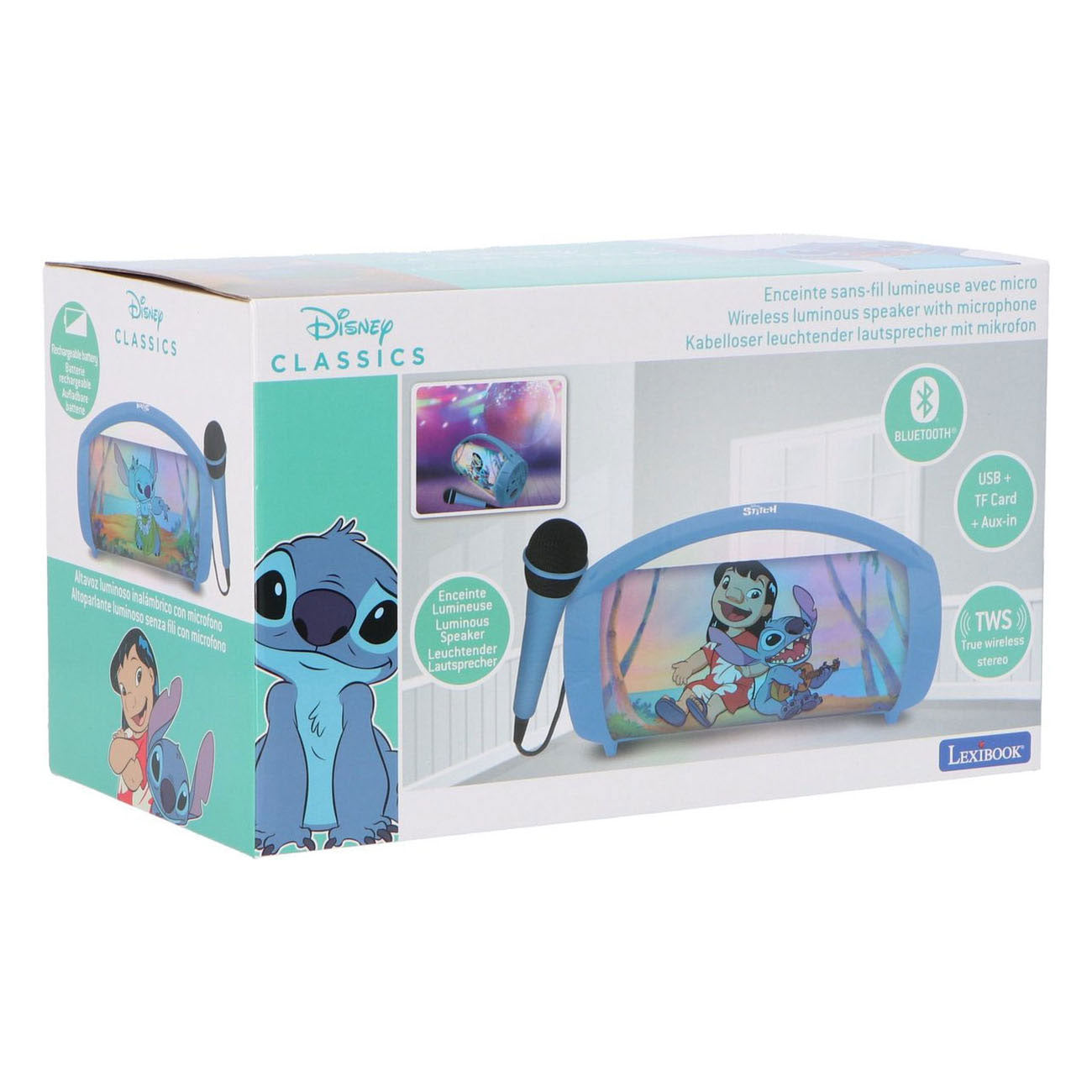 Haut-parleur Bluetooth Stitch avec microphone