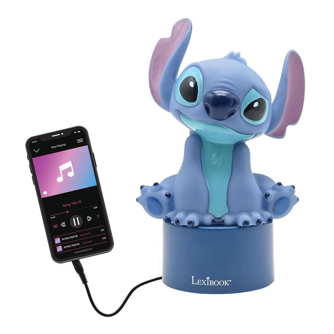 Veilleuse Disney Stitch avec haut-parleur
