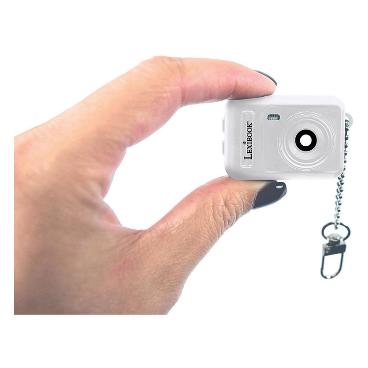 Lexibook porte-clés appareil photo numérique miniature blanc avec mémoire flash intégrée