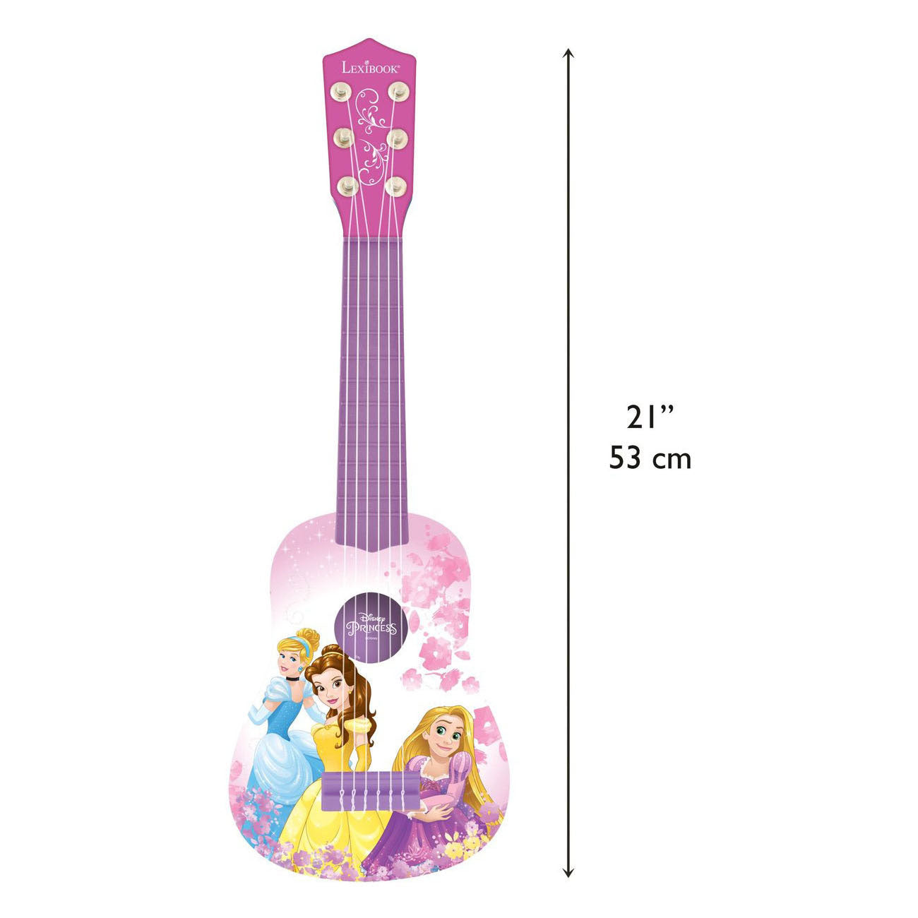 Lexibook ma première guitare princesse disney - 21''