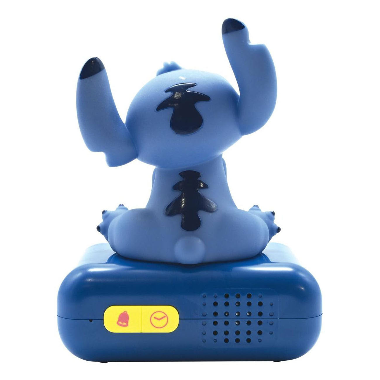 Radio d'alarme Stitch 3D avec effet léger et sonore.