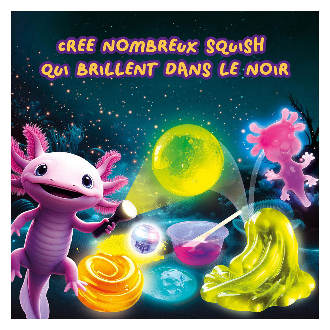 Animaux scientifiques Slumi dans la nuit