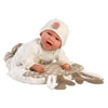 Poupée bébé corps souple Imp mimi joyeuse avec son - 42 cm