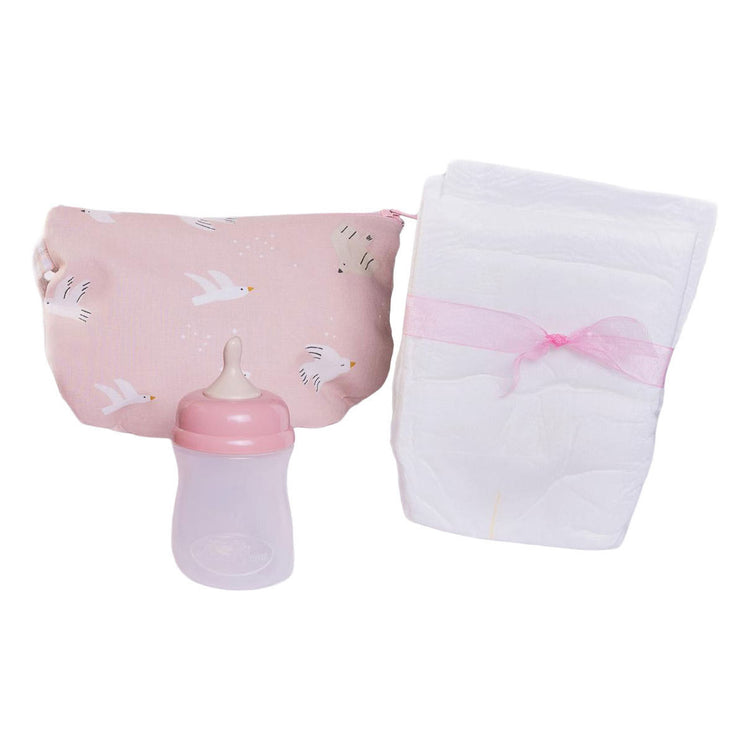 Poupée nouveau-née Mia avec trousse de toilette - 42cm