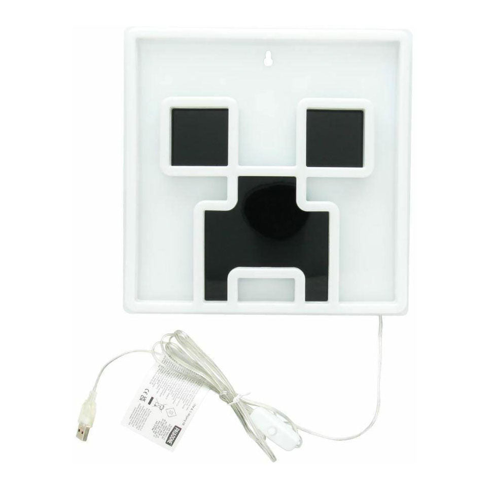 Lampe murale néon LED Creeper Minecraft