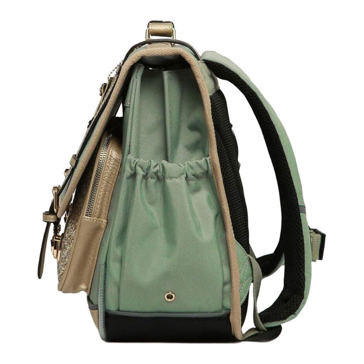 Cartable Caméléon vert brillant - 38cm