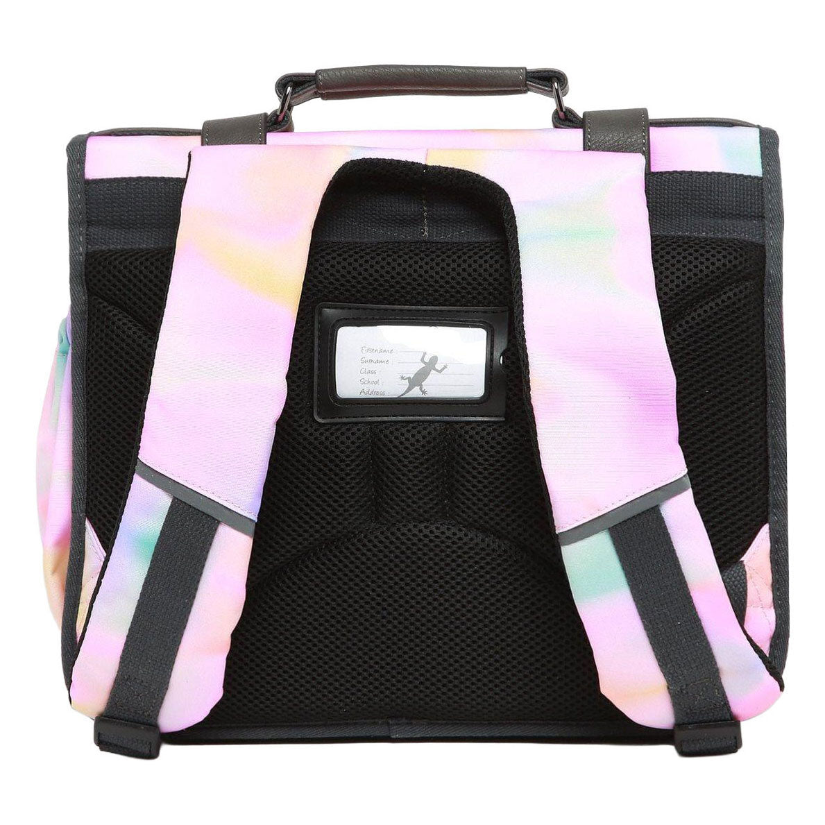 Cartable Caméléon rose tie and dye - 38cm