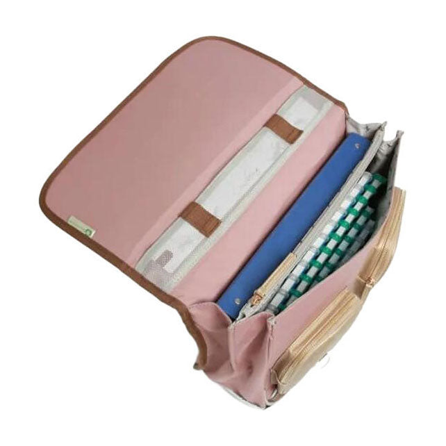 Cartable Caméléon coeur cosy - 38cm