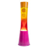 Tour de lampe à lave Fisura dégradé rose orange