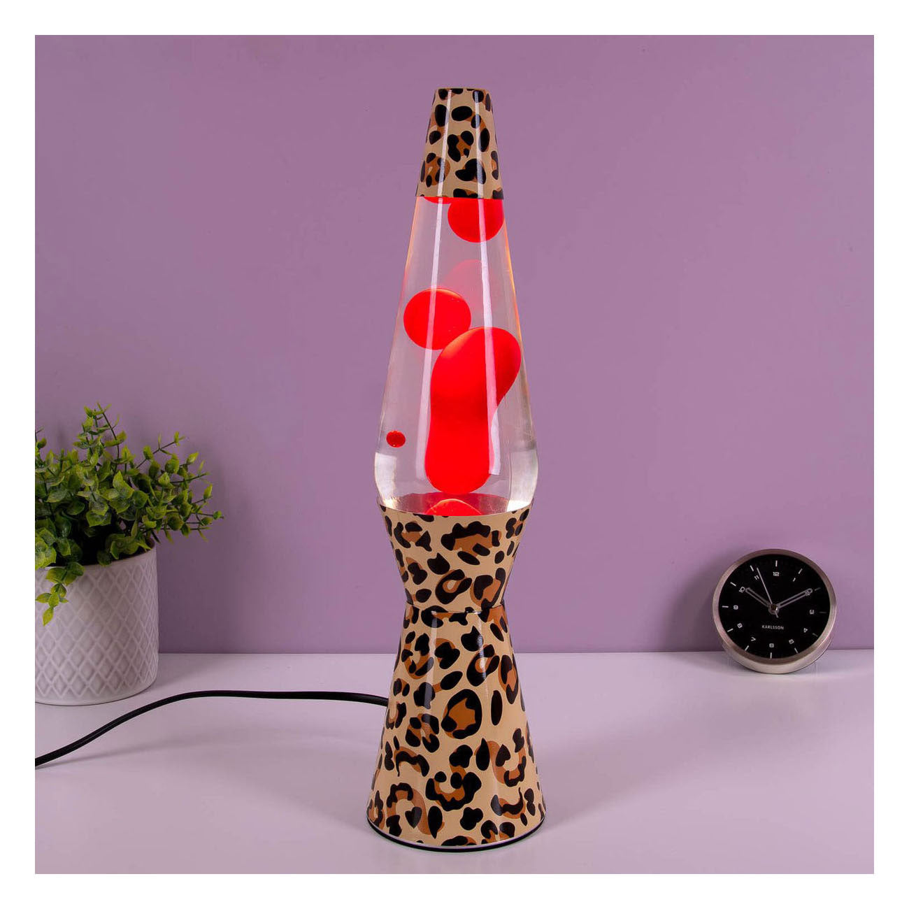 Fisura lampe à lave balle léopard