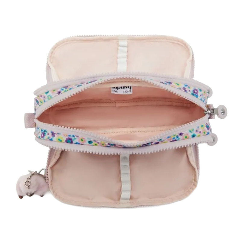 Trousse Kipling gitroy - impression numérique de fleurs