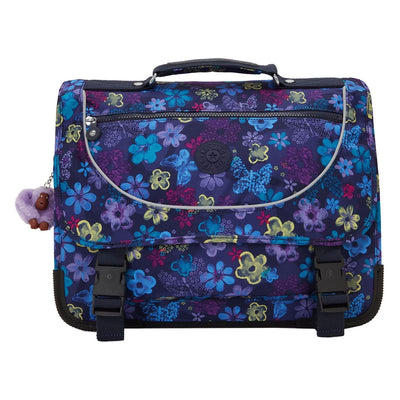 Sac à dos preppy Kipling - tampon fleur foncée