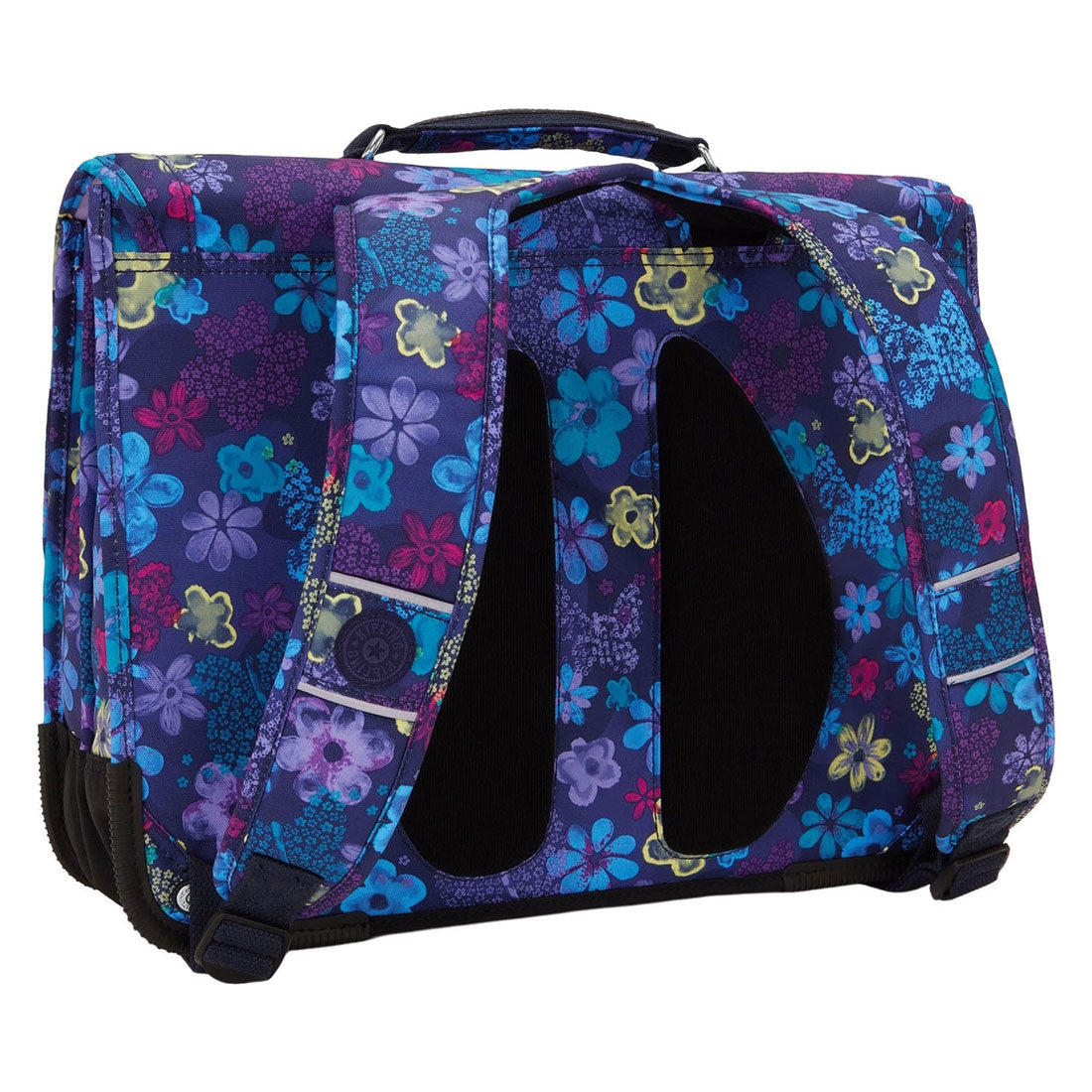 Sac à dos preppy Kipling - tampon fleur foncée