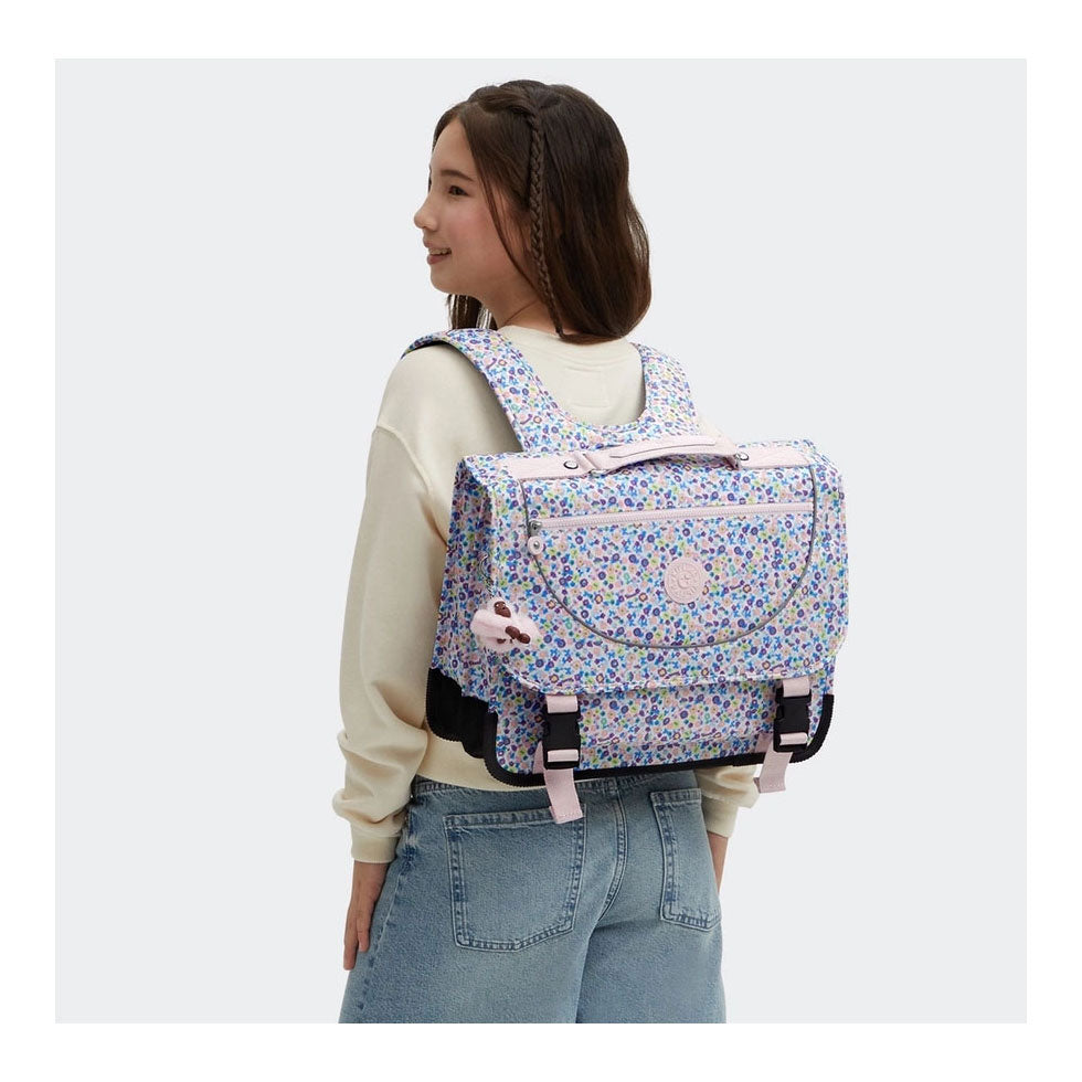 Sac à dos preppy Kipling - imprimé floral numérique