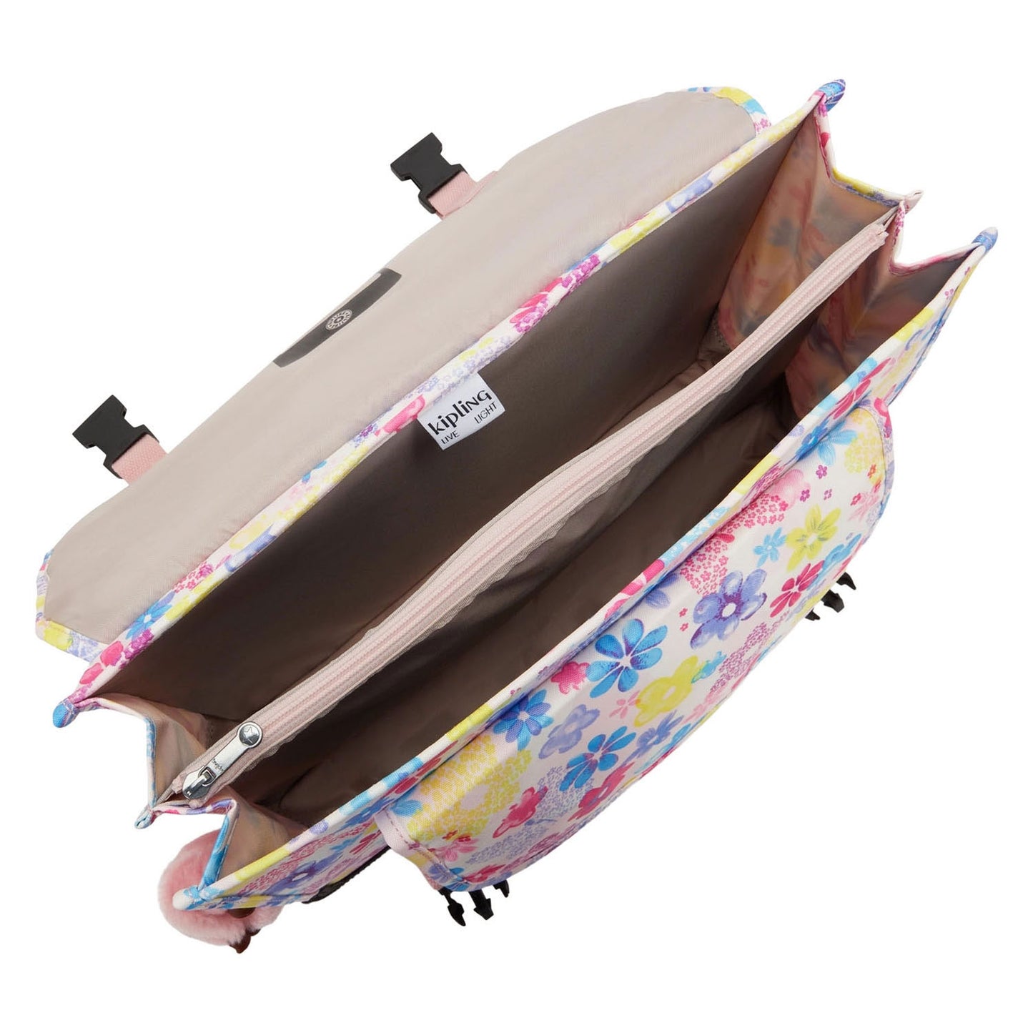 Sac à dos preppy Kipling - tampon fleur