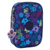 Trousse Kipling 100 tripes - tampon fleur foncée