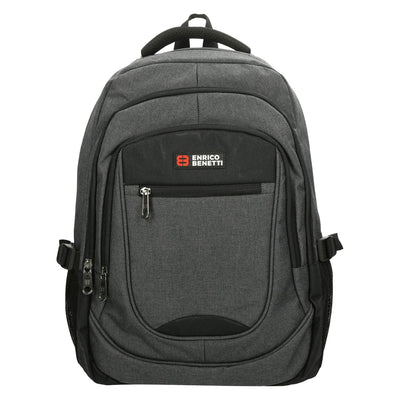 Enrico benetti sac à dos hambourg gris - ordinateur portable 17 pouces