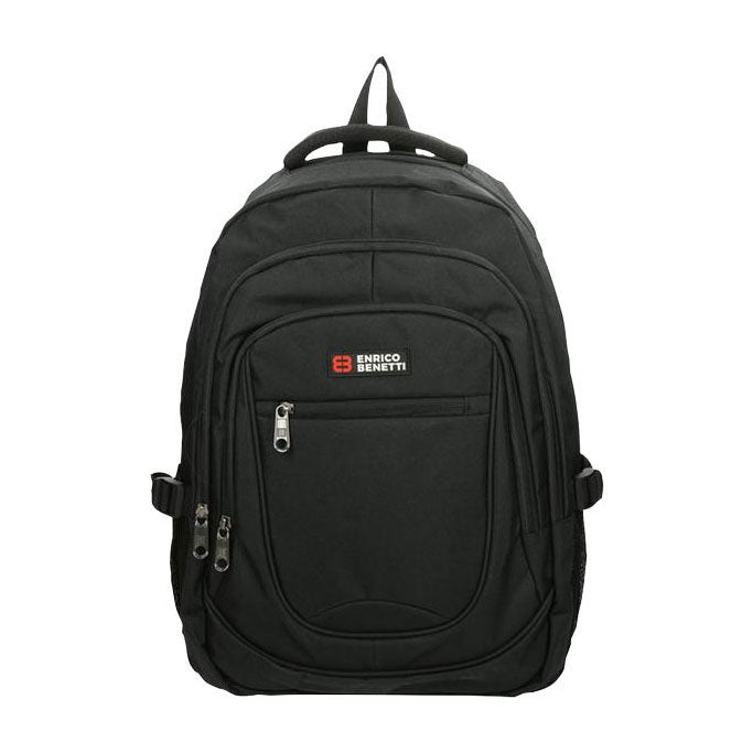 Enrico benetti sac à dos hambourg noir - ordinateur portable 17 pouces