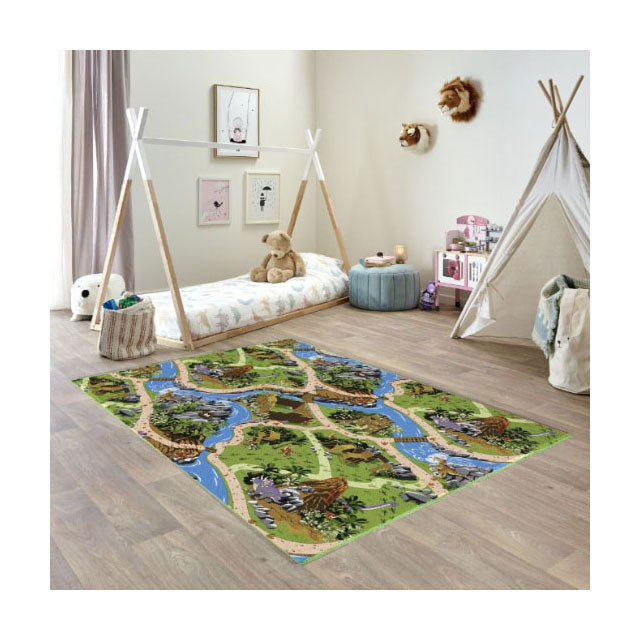 Tapis de jeu Dino World - 140x200cm
