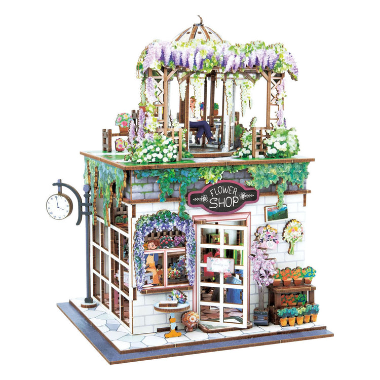 Buki France Buki - diorama en kit - maquette en bois - thème fleuriste