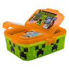 Boîte à lunch Minecraft avec 4 compartiments