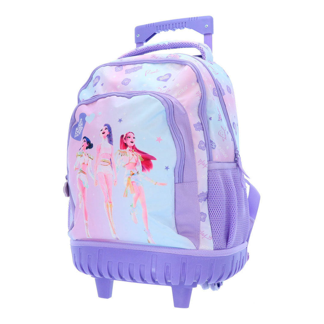 Sac à dos trolley chasseurs de démons K-pop 3 compartiments