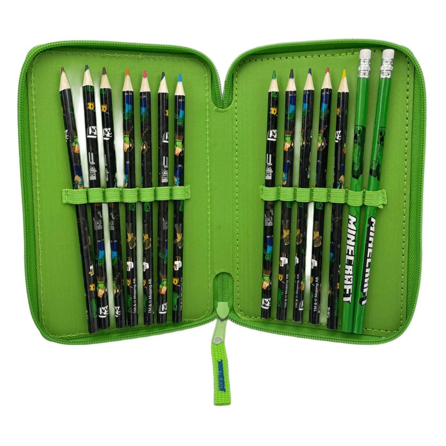 Trousse remplie Minecraft avec 2 compartiments