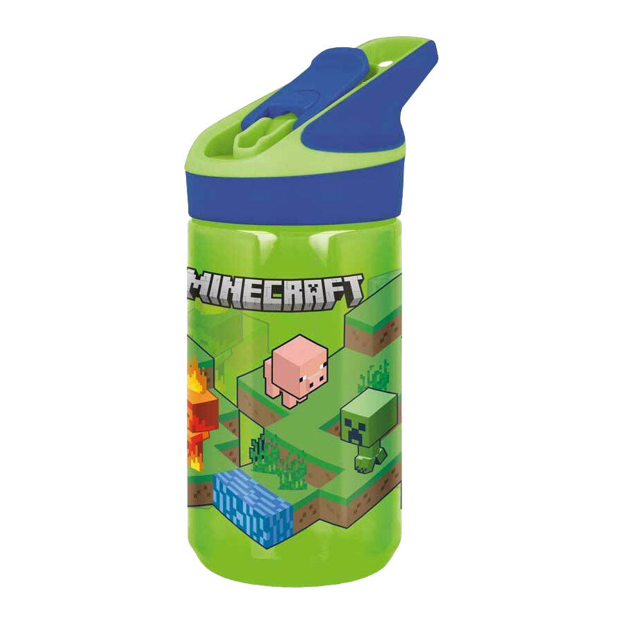 Bouteille d'eau premium Minecraft Tritan - 480 ml