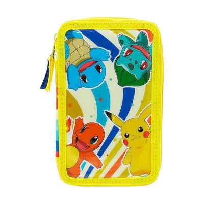 Trousse Pokémon Pokémon remplie de 3 compartiments