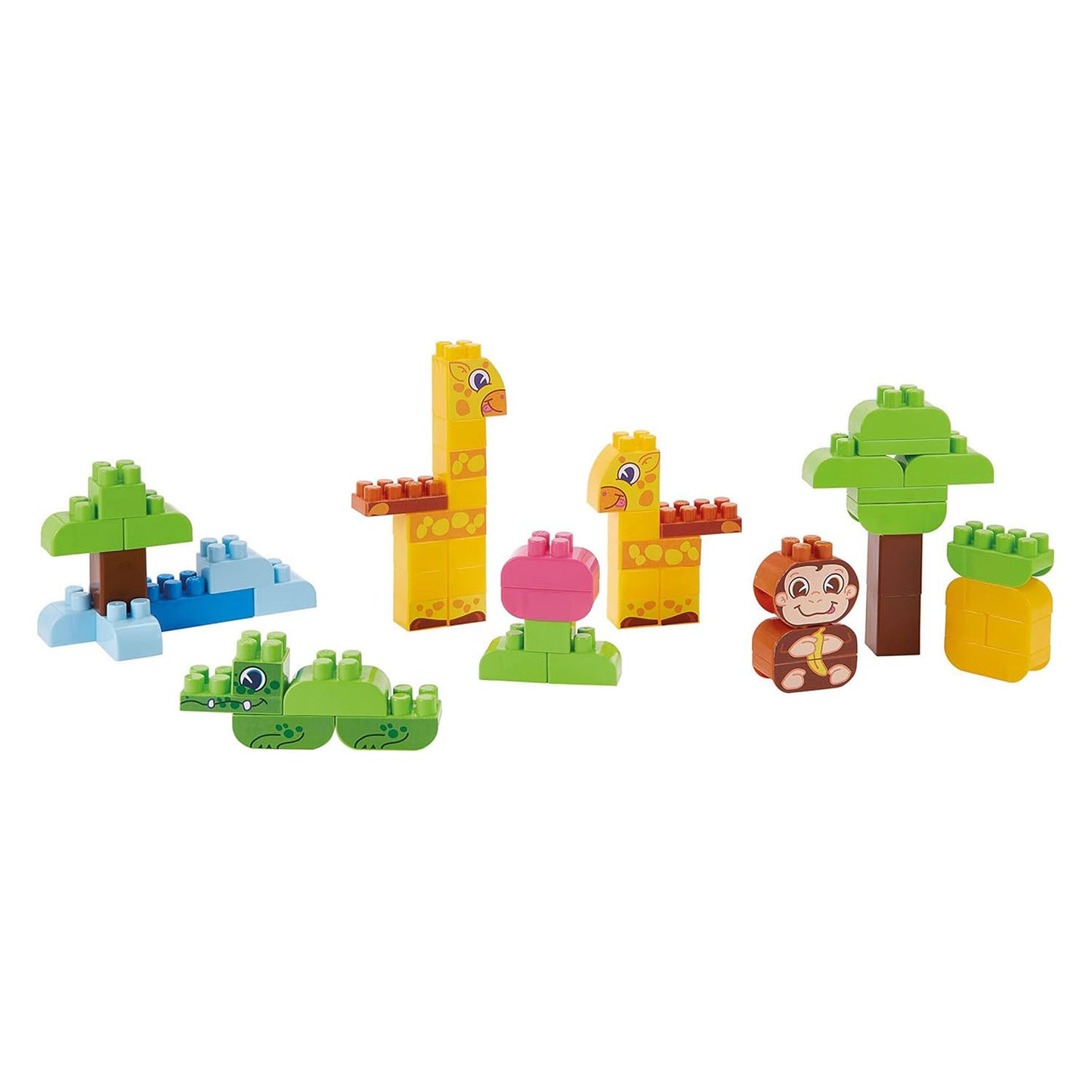Ecoiffier boîte abrick blocs de construction jungle - 200 pcs.
