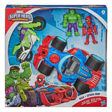 Hasbro super héros aventures action racers - 2 voitures de course